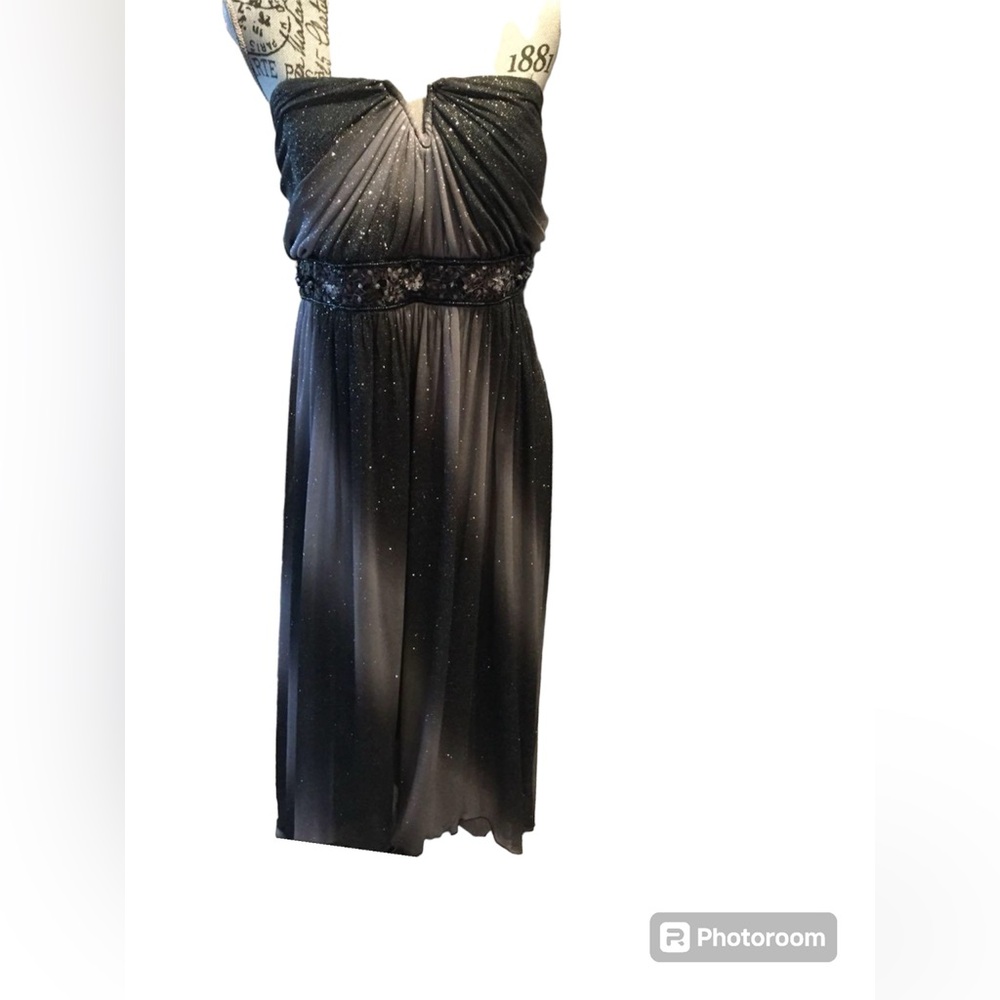 Plus size strapless dress